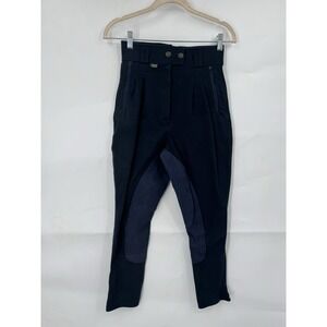 Mountain Horse Equestrian Horse Back Rising Pants Women 26 Navy Blue Athletic